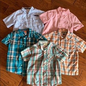 Boys size 5-6 collard shirts